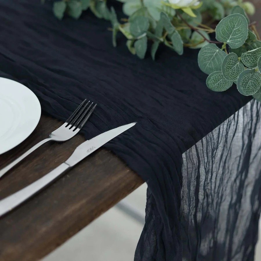 Navy Cheesecloth