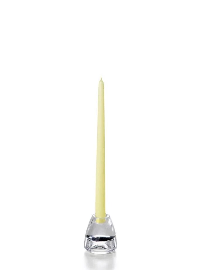 buttercup taper candle