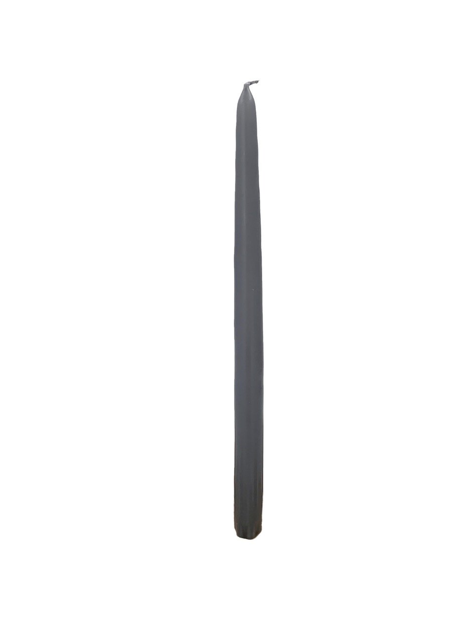 slate grey taper candle