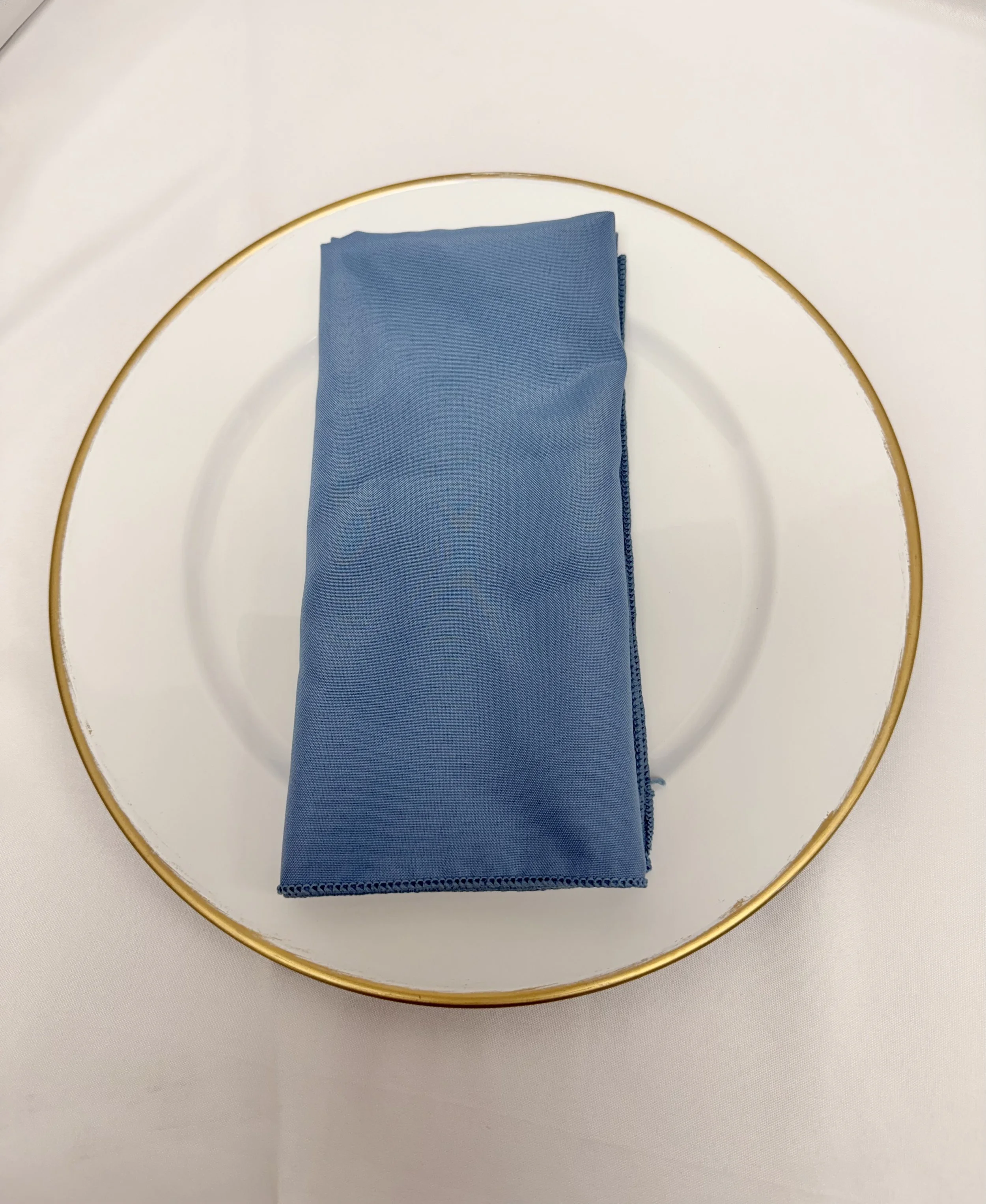 slate blue napkin