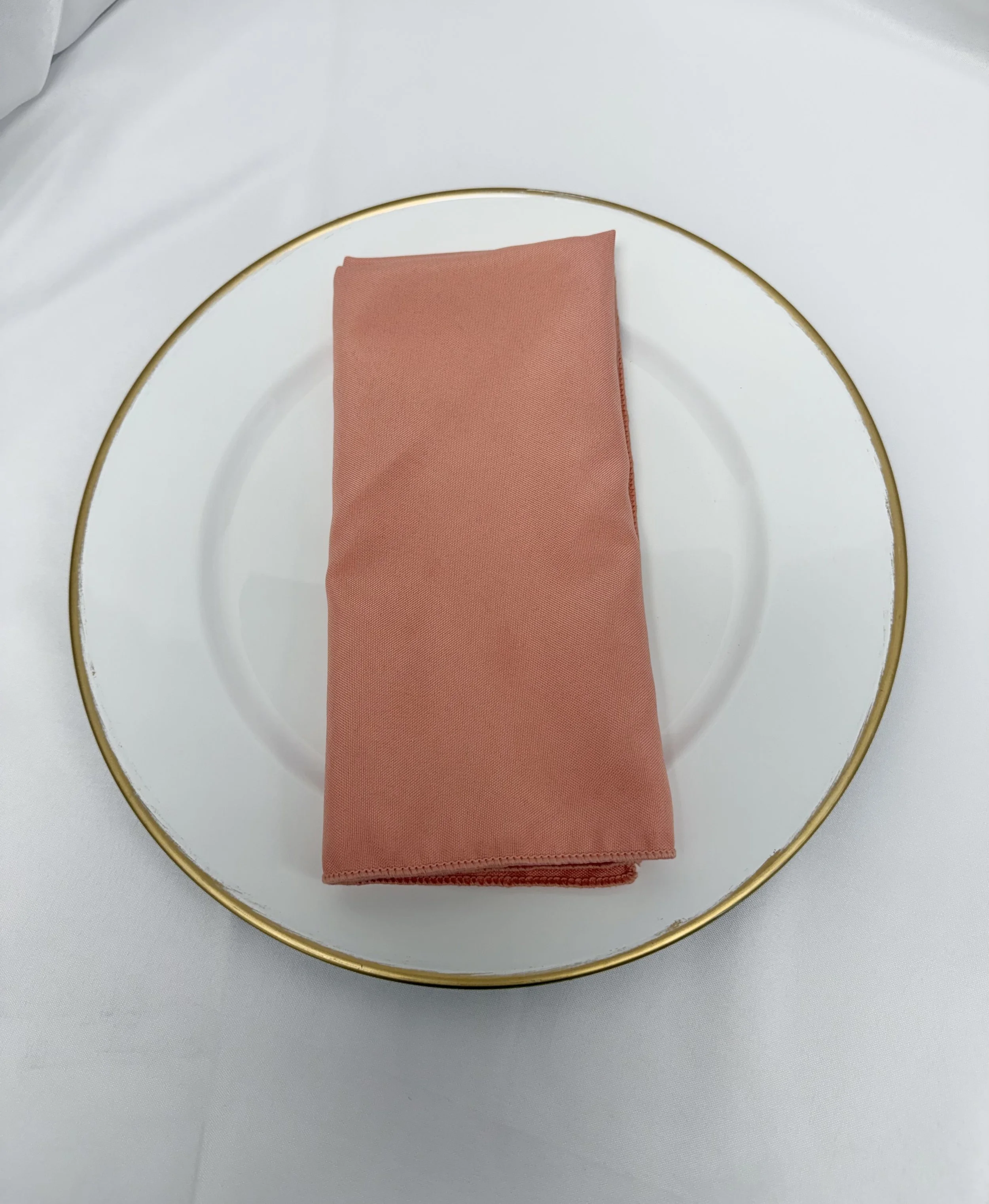 light coral napkin
