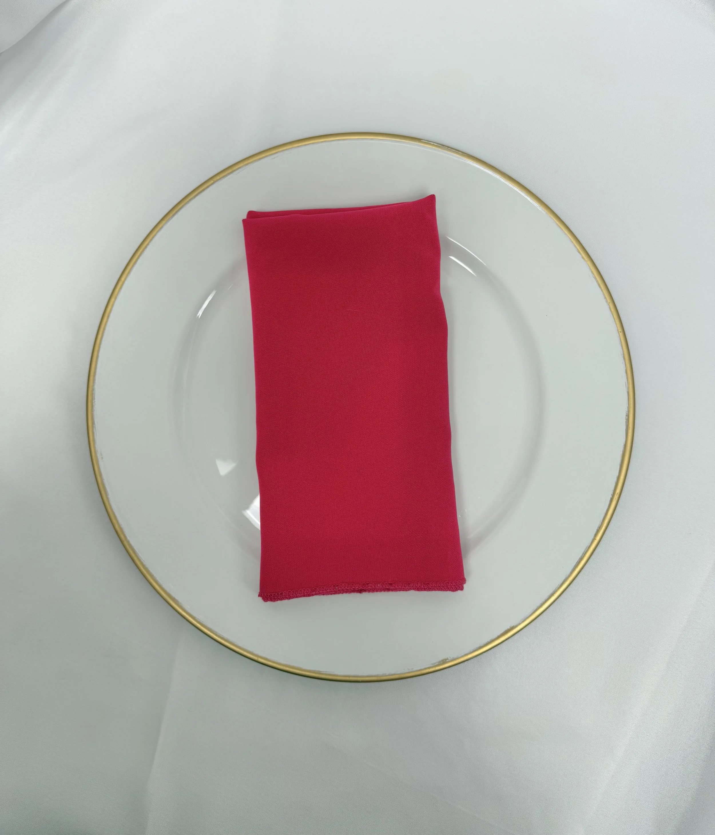 hot pink napkin