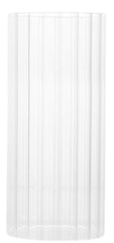 9in ribbed cylinder