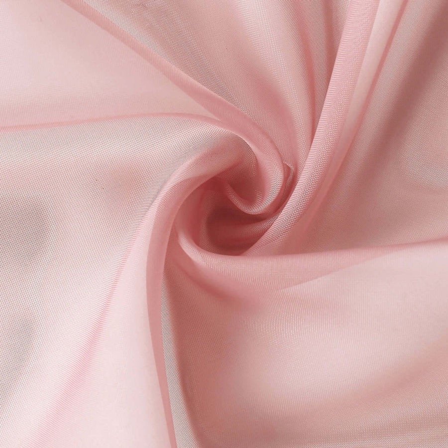 dusty rose chiffon arch drape