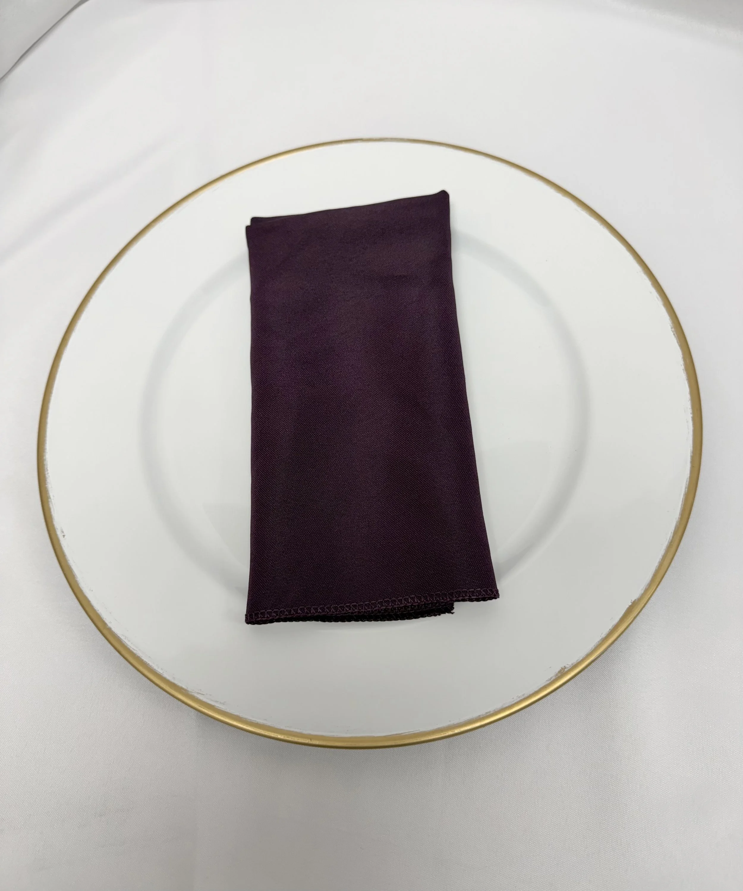 dark purple napkin