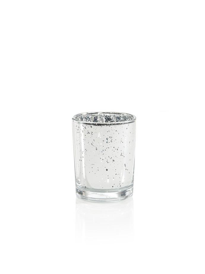 Silver Mercury Glass Votive