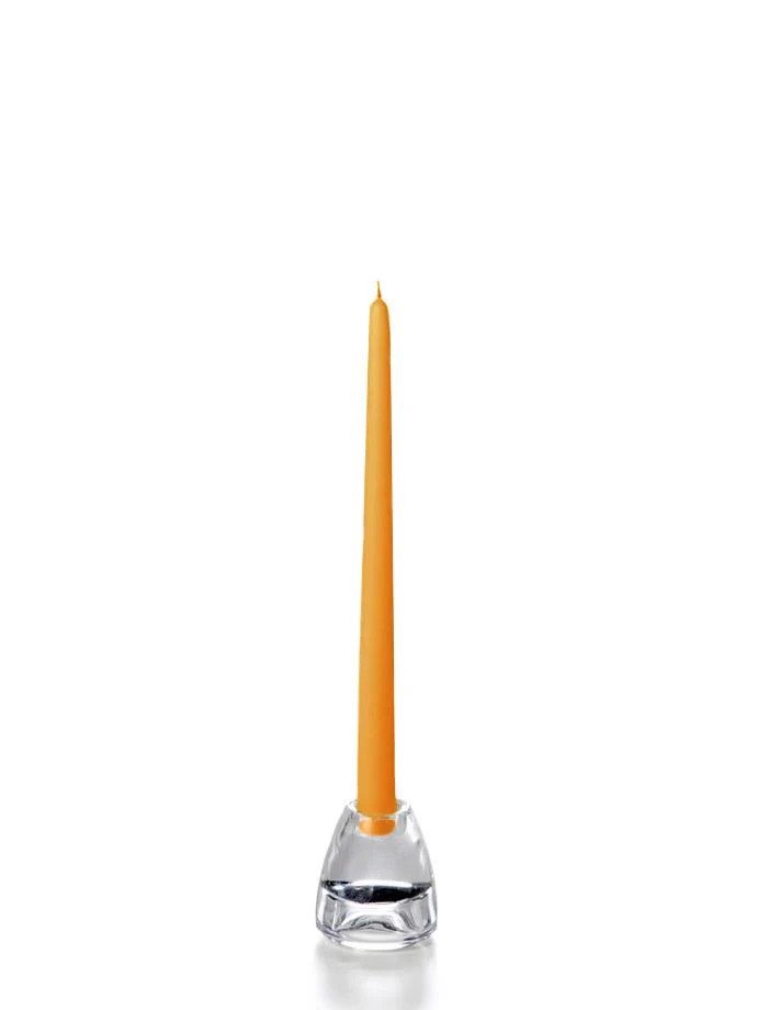 harvest gold taper candle
