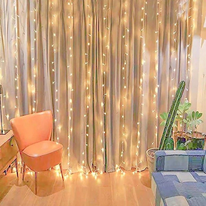 twinkle light backdrop