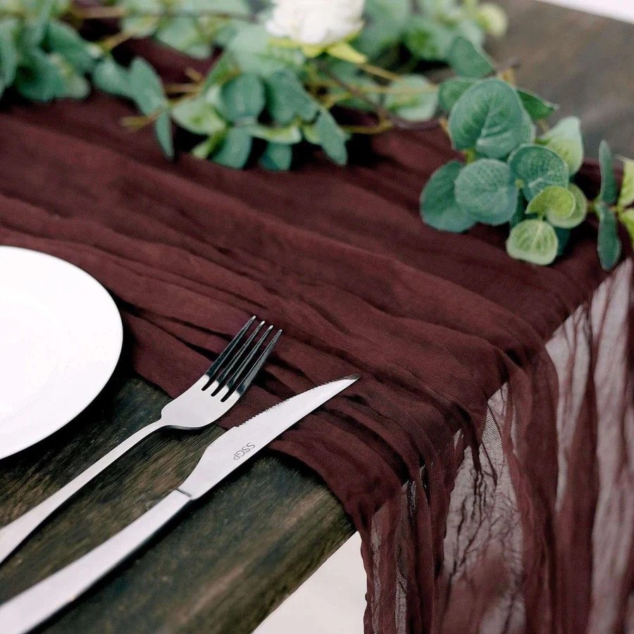 Cheesecloth Table Runner