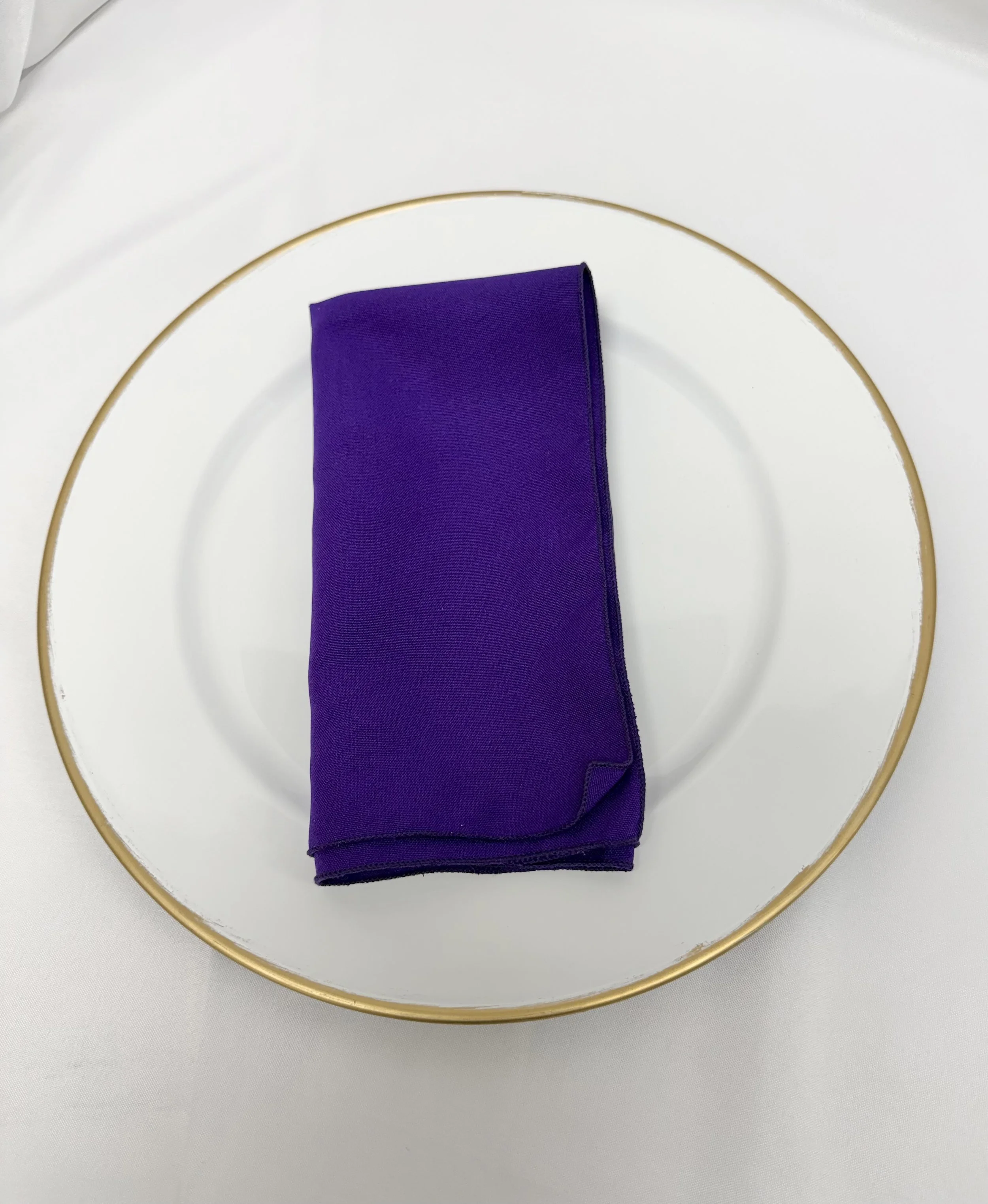 royal purple napkin