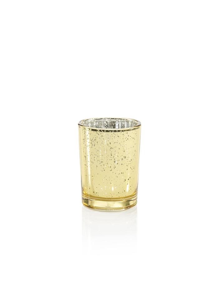 Gold Mercury Glass Votive
