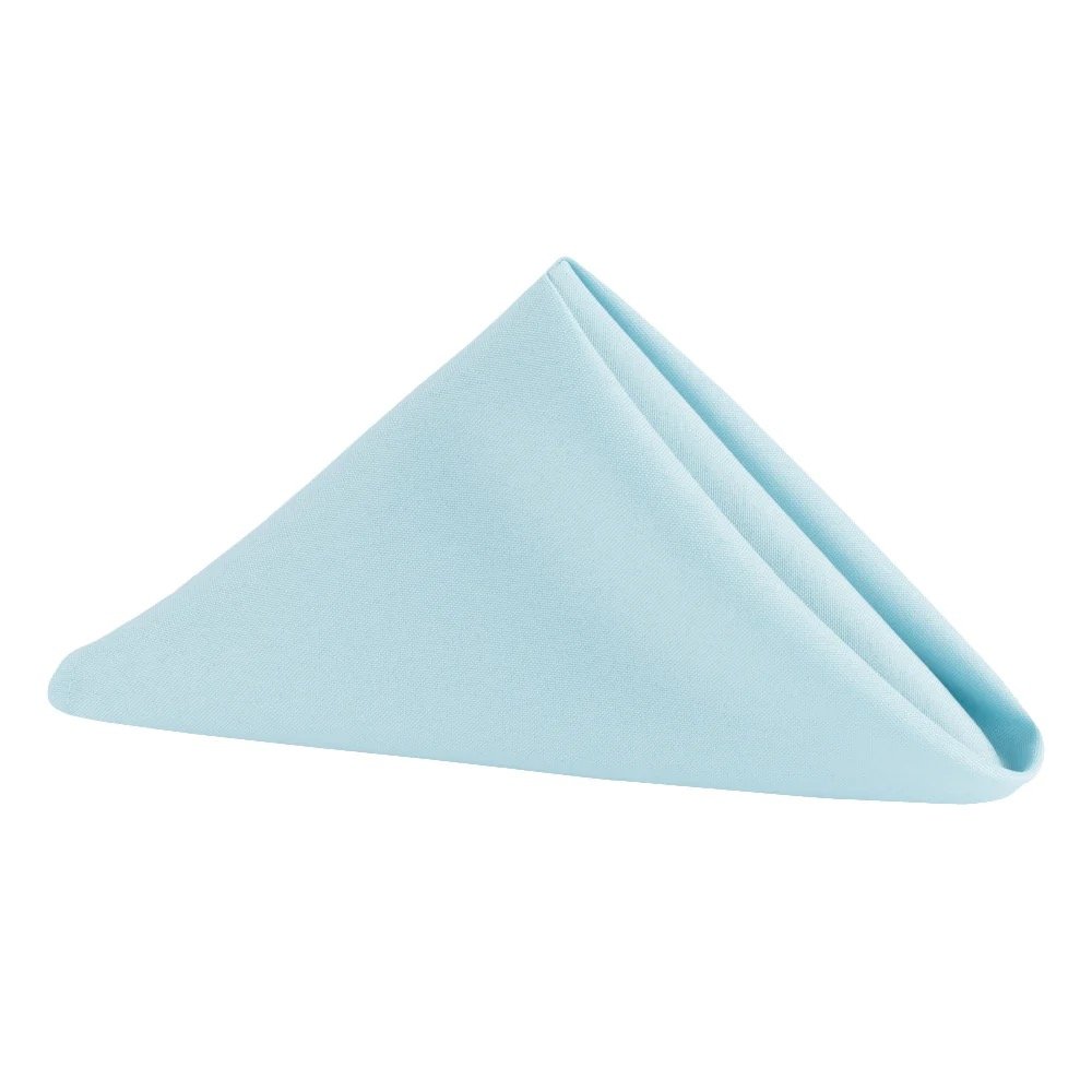 light blue napkin