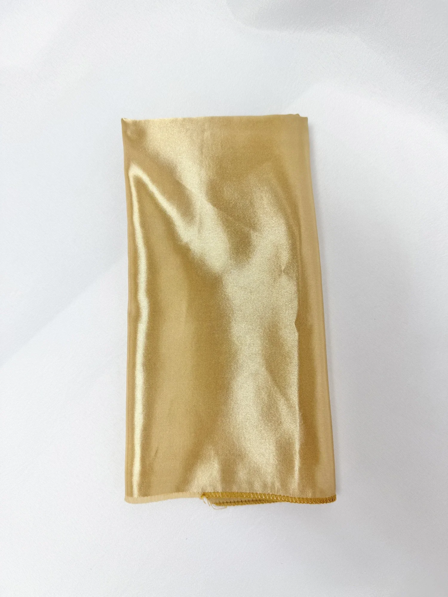 champagne satin napkin