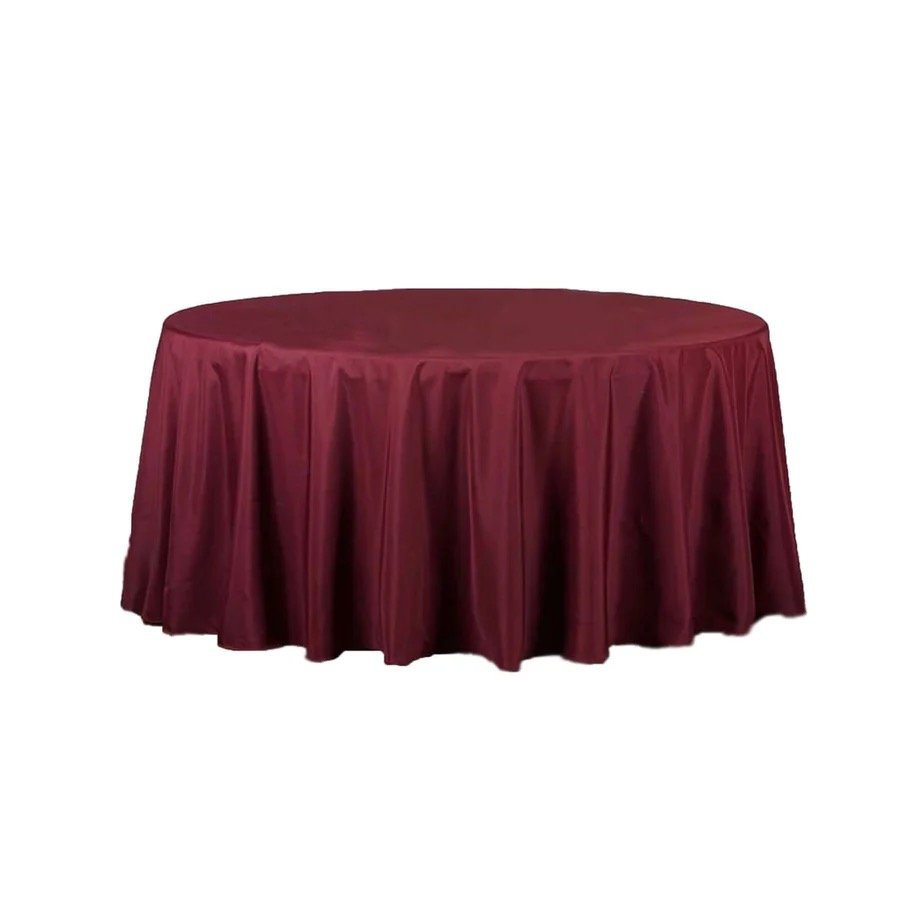 Maroon 120" Linen