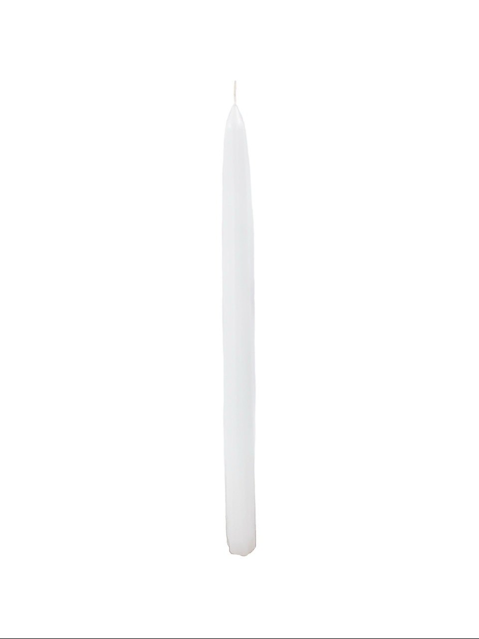 white taper candle