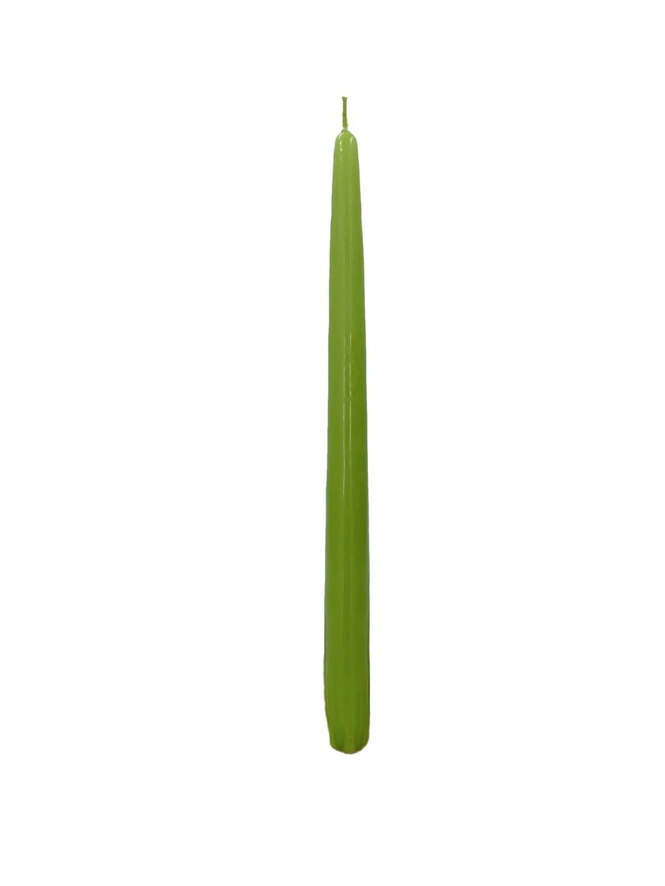 fresh green taper candle