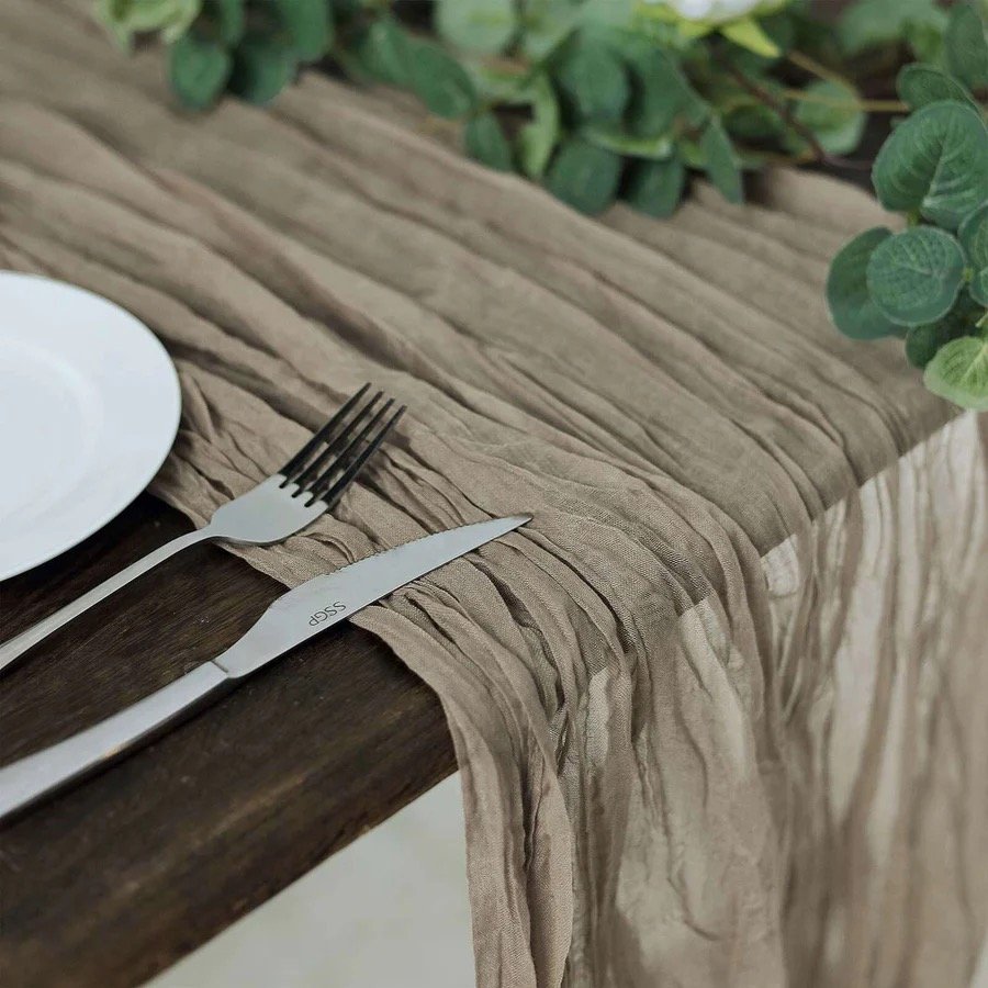 Taupe Cheesecloth