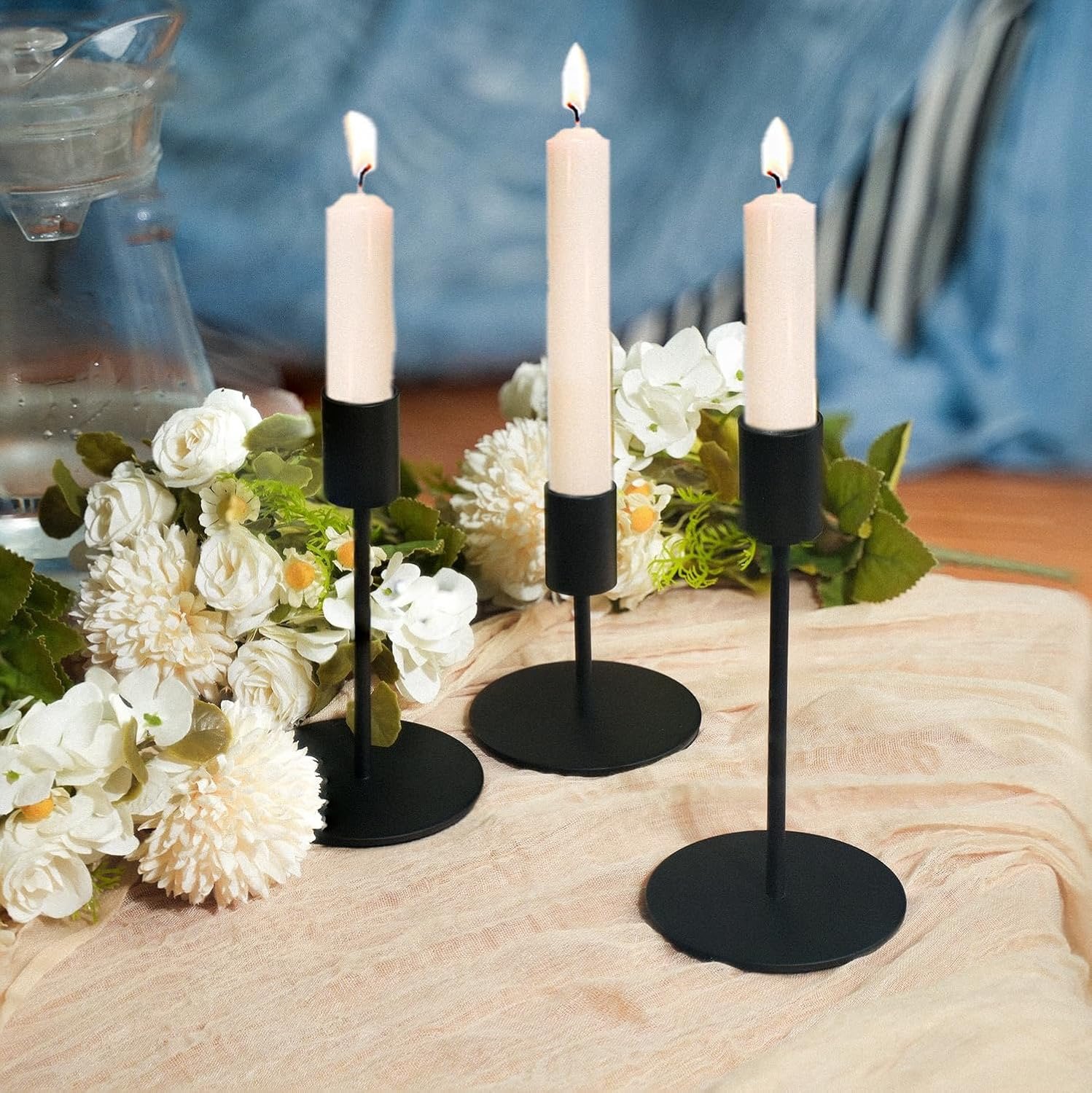 Taper Candle Holder : Black