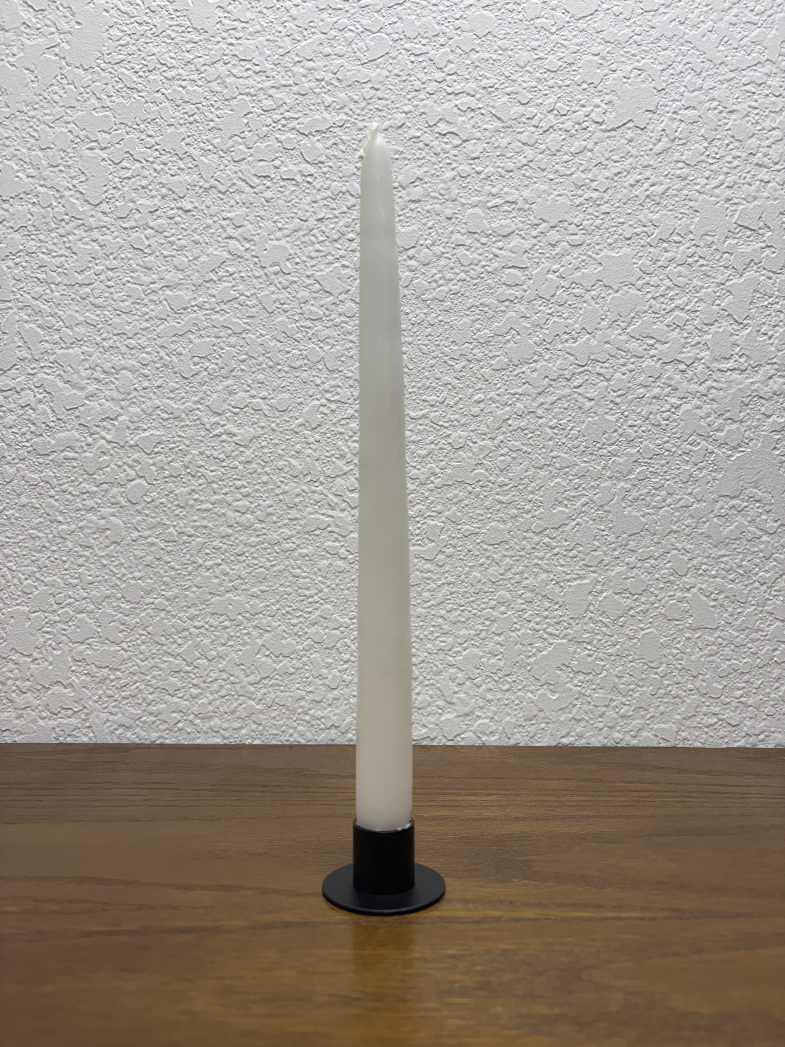 short black taper holder