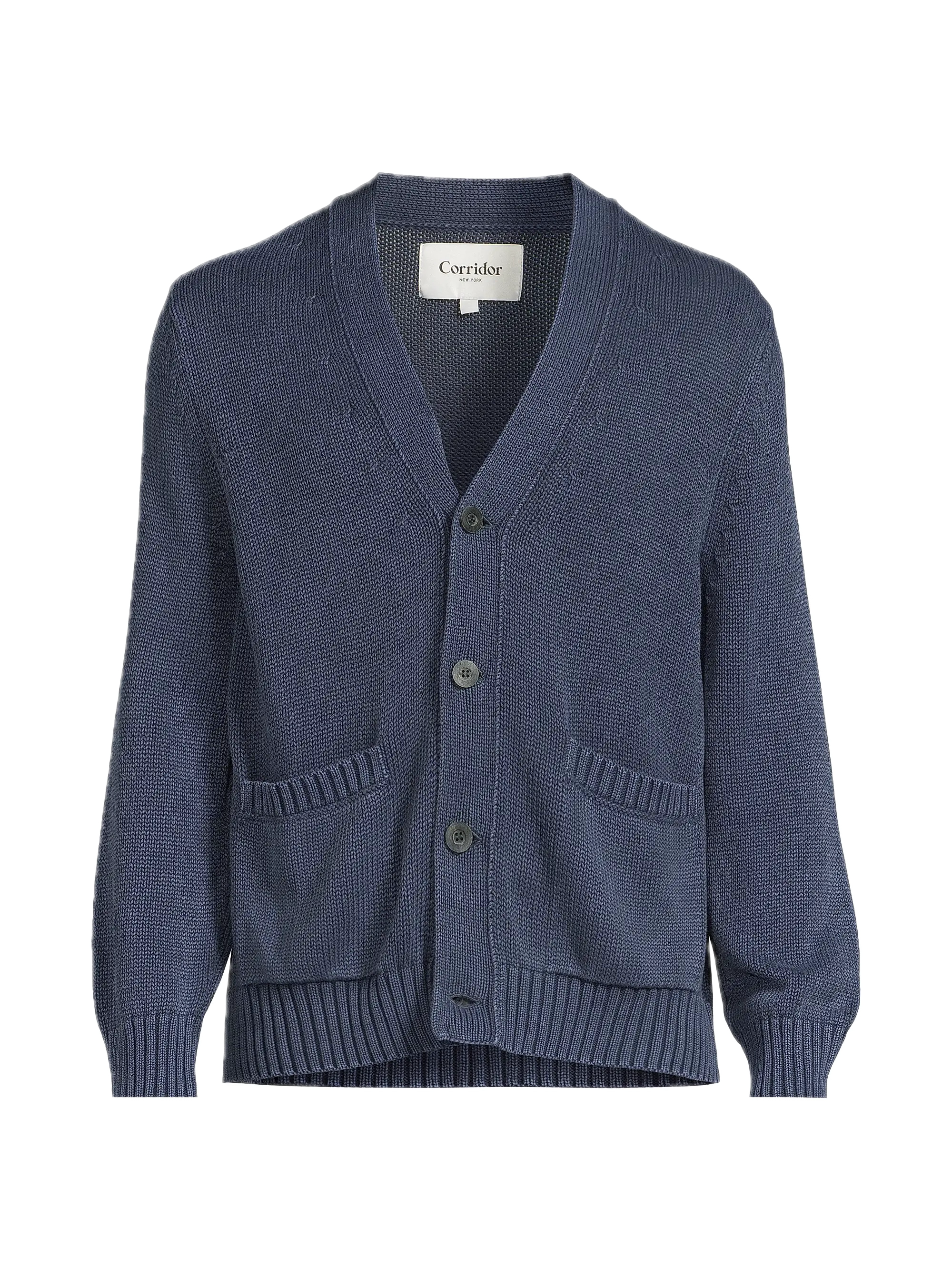 Corridor - Acid Wash Cardigan, Midnight