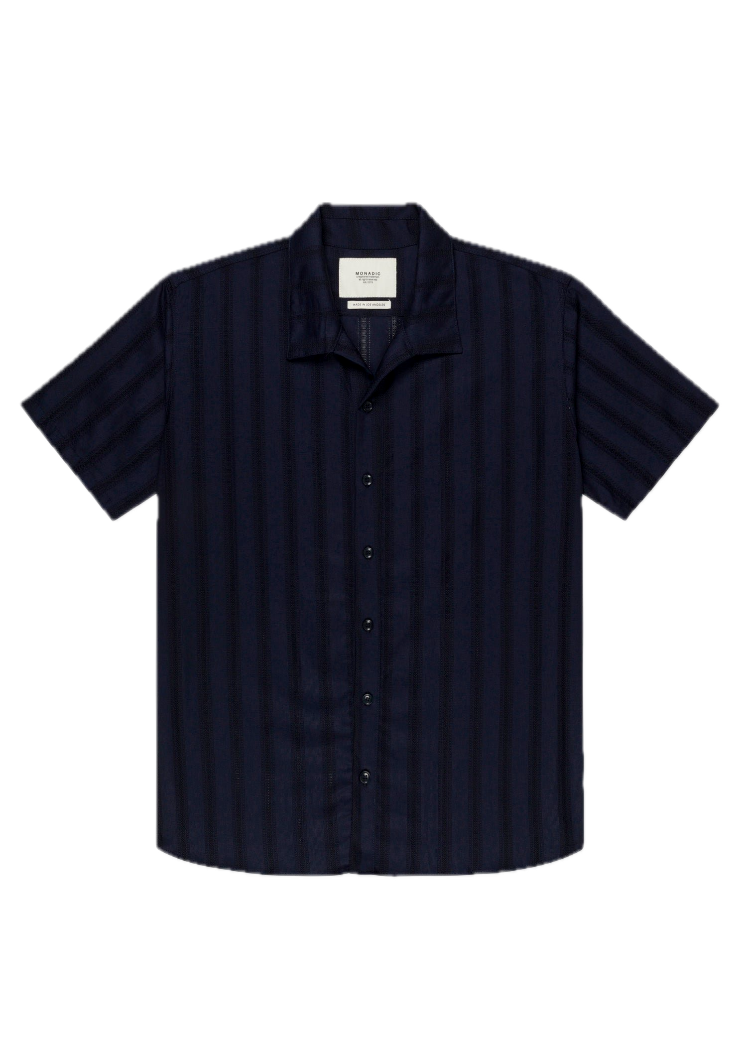 Monadic - Gable S/S Shirt, Navy Kamari (XL Only)