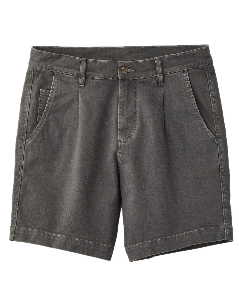 Corridor - Heavy Twill Pleated Short, Grey