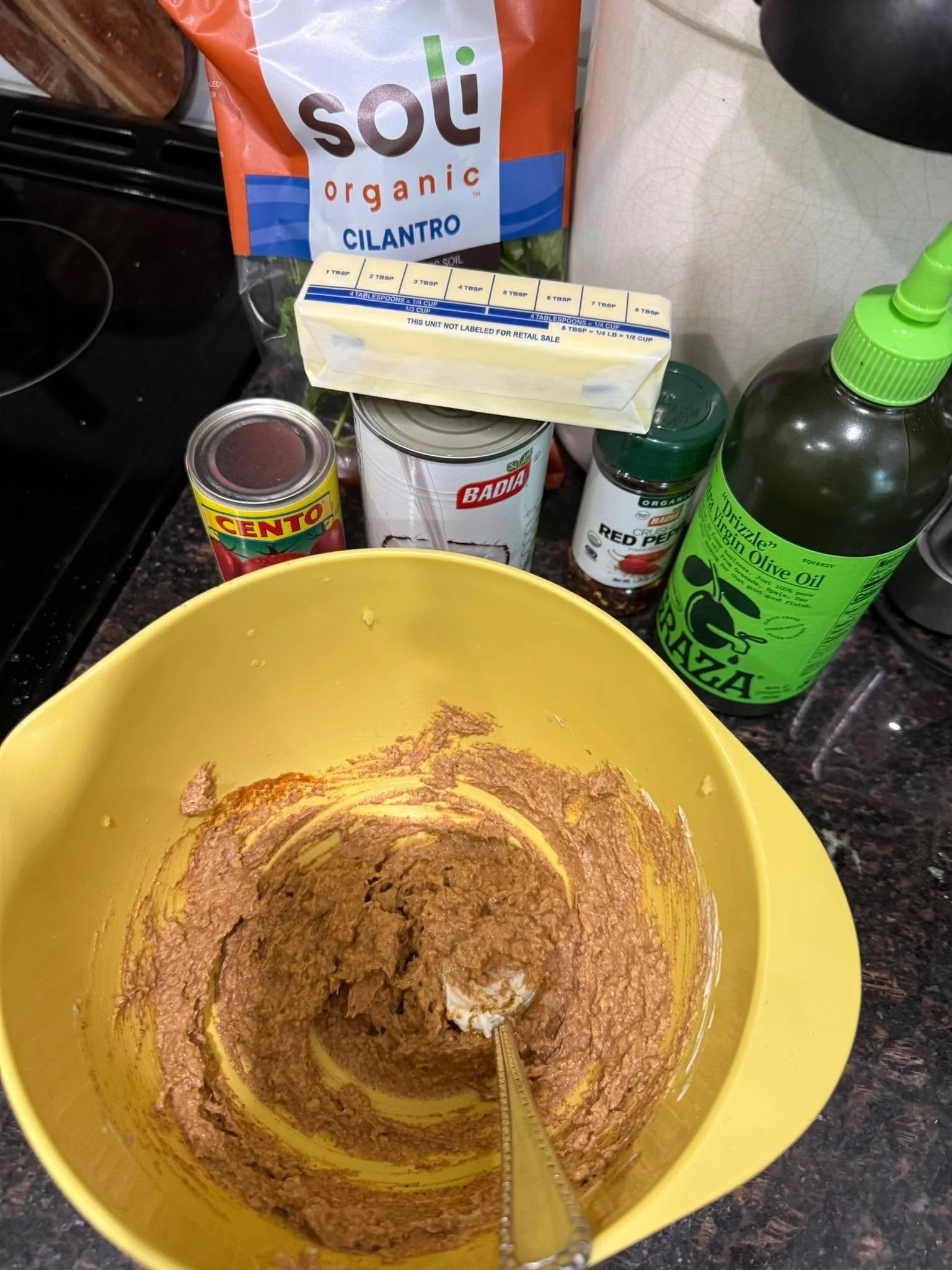 What am I making? That&rsquo;s coconut milk in the Badia can. #WhatsForDinner What are you having?