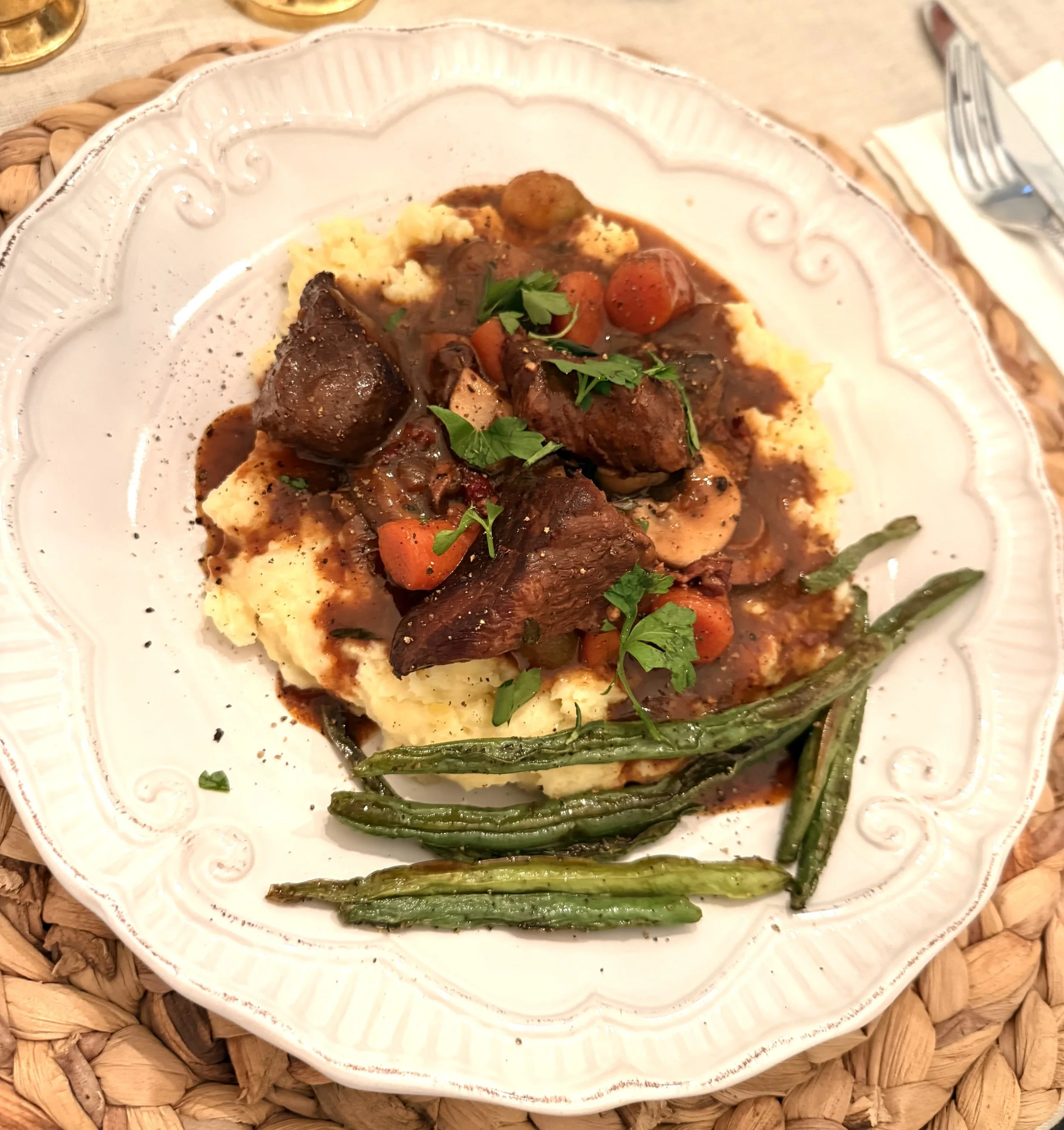 Classic Boeuf Bourguignon (French Beef Stew) 