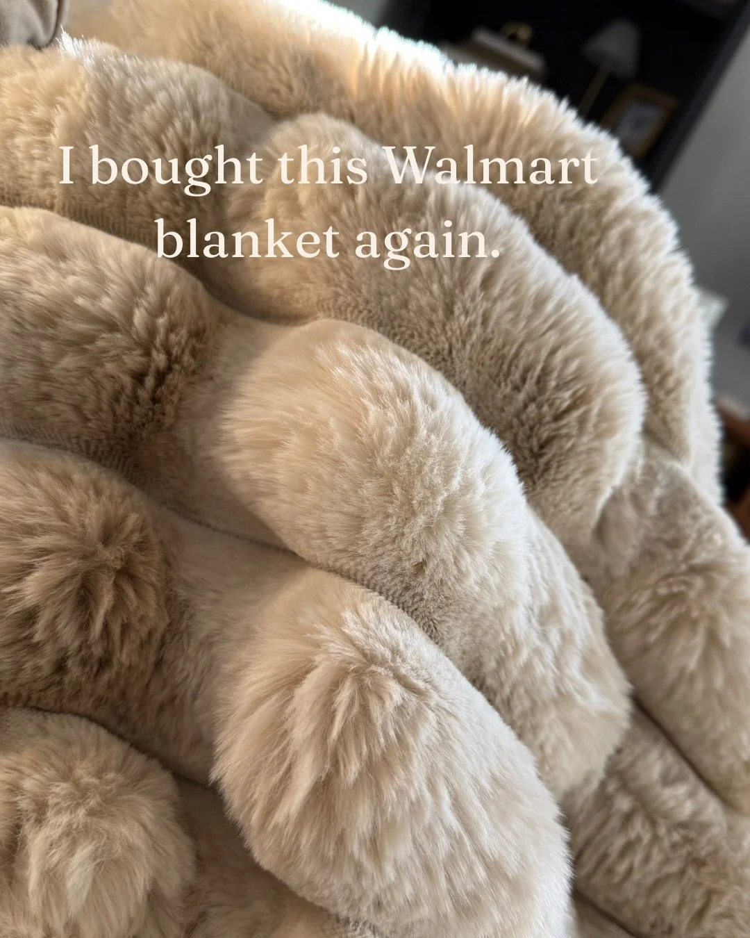 I bought 6 of these last season. SIX. 😂

One for me, the rest for gifts, because once I realized how ridiculously soft they were, I knew they were going to be one of those easy &ldquo;everyone loves this&rdquo; gifts.

And now Walmart has them back!