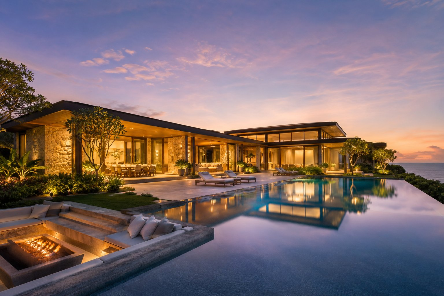 THE RESIDENCE. Exterior with pool