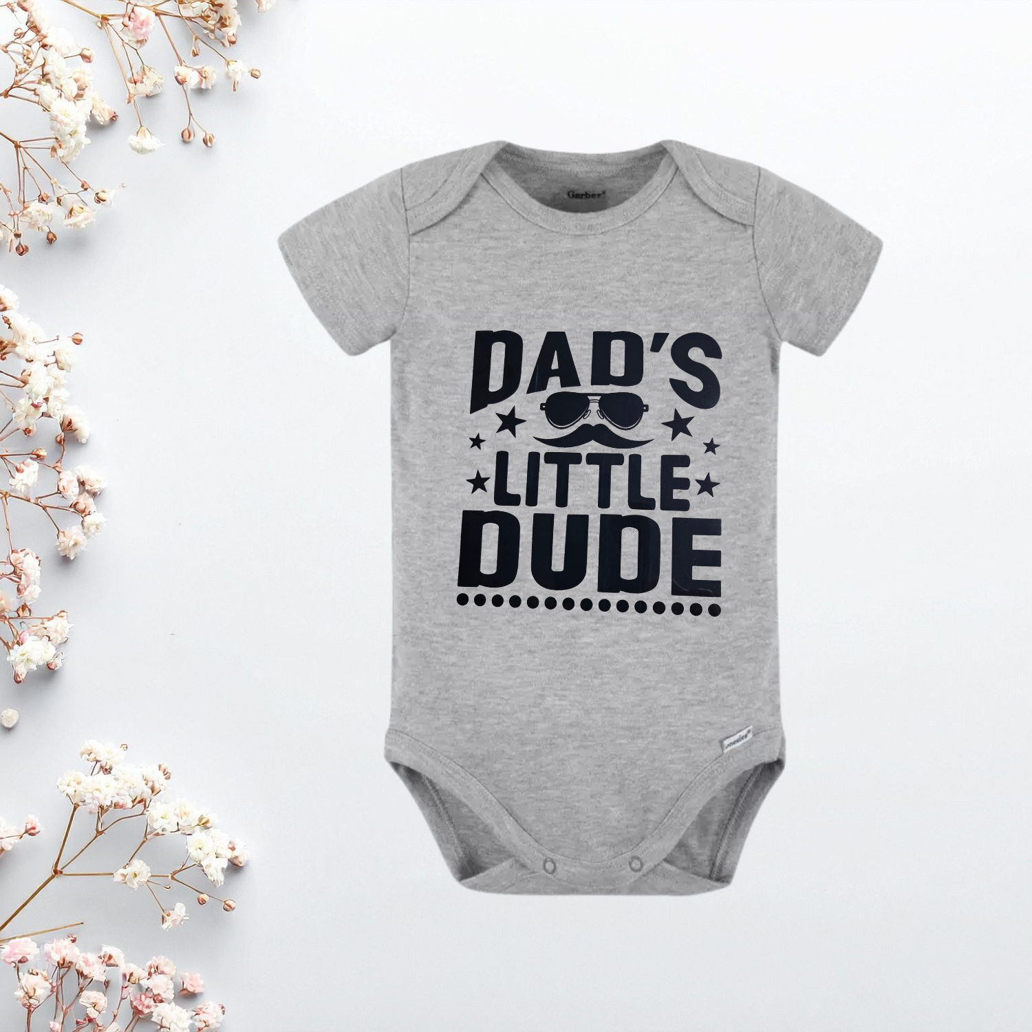 baby onesies dad little dude