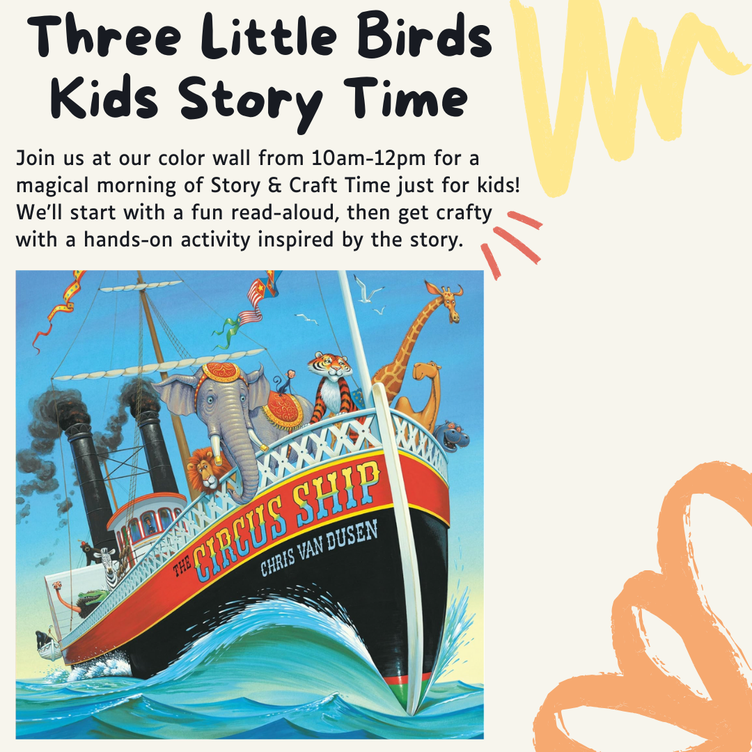 Three Little Birds Story Time - Theme: Animals