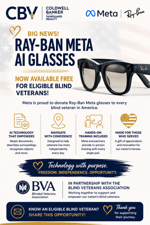  How Blind Veterans in Jacksonville Can Get Free Ray-Ban Meta AI Glasses