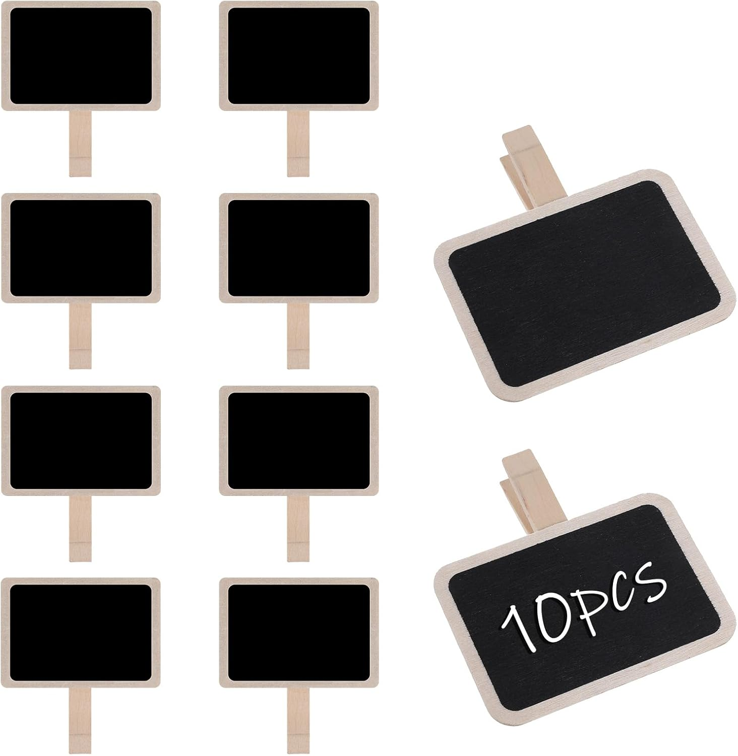 Small Clip On Chalk Signs - 10 Pack