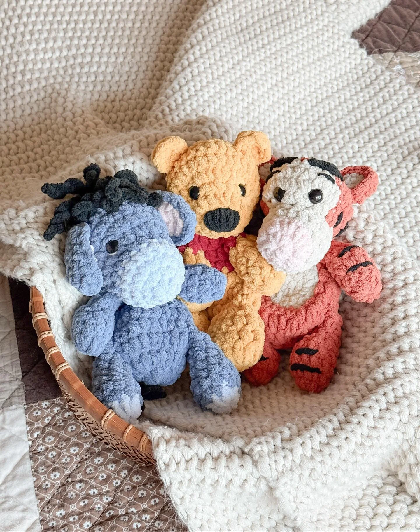 P O O H &amp;  F R I E N D S 🤎

The hundred acre wood crew is complete! Love these snuggly nostalgic little friends so much! 🌳🍯