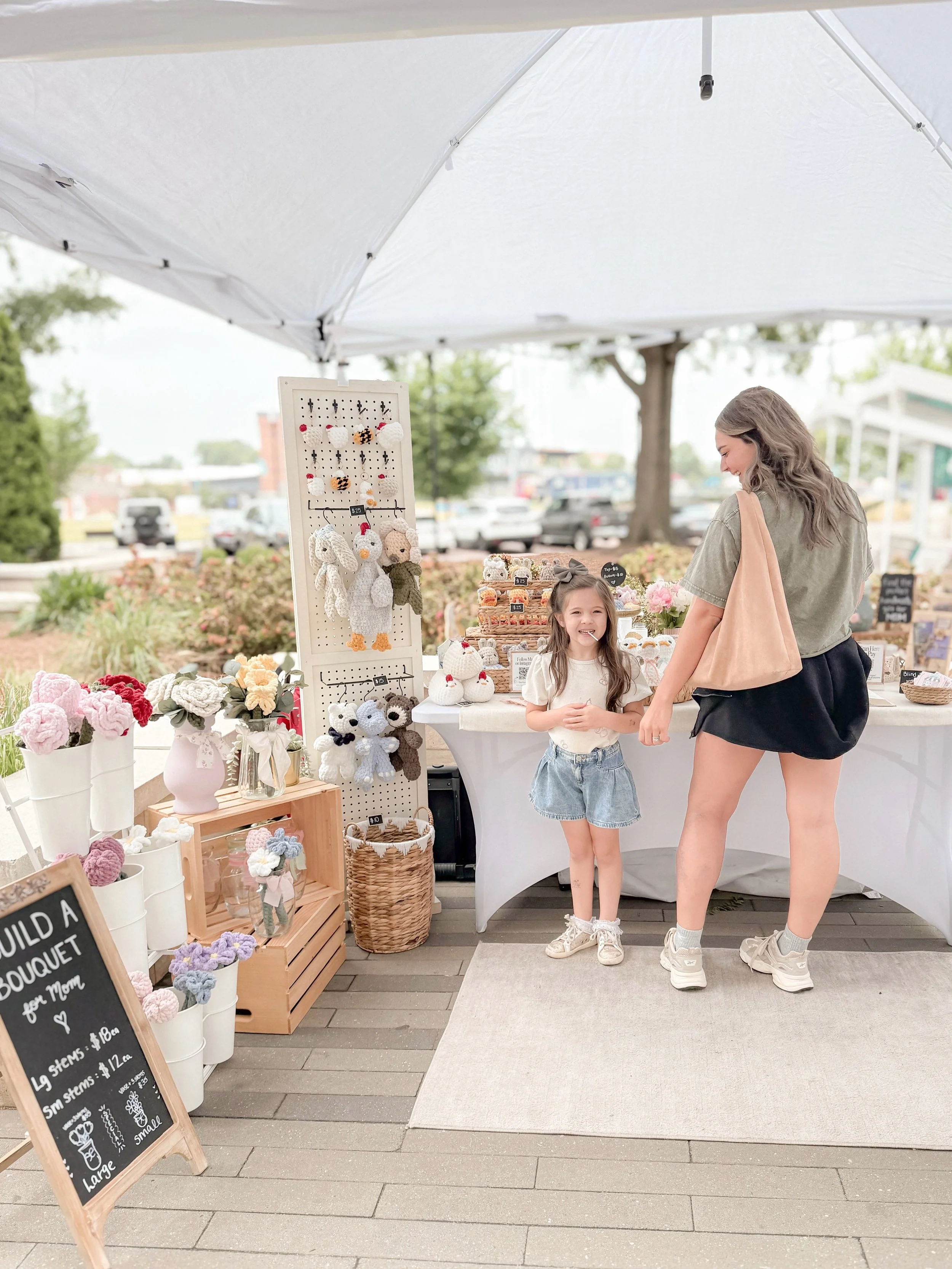 T H A N K  Y O U ✨ 

Kannapolis, you did it again! Nearly cleaned me out! I had so much fun today seeing you all, and this market was so much fun to curate! I made lots of new things just for the Mamas in addition to my usual plushie lineup and it wa