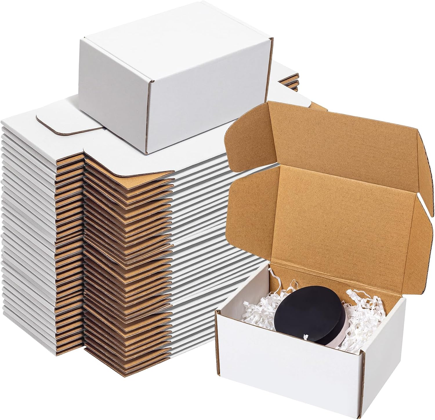6x4x3 Shipping Boxes - 60 Pack