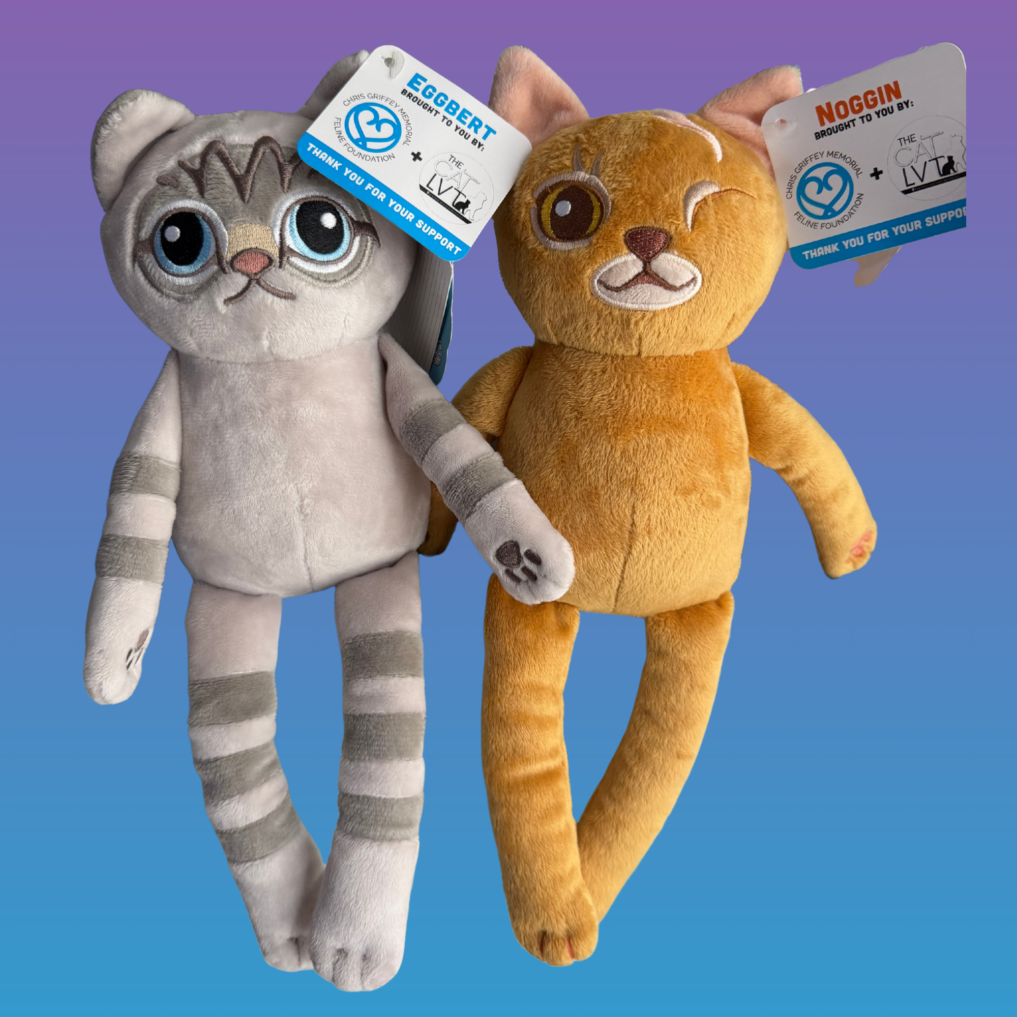 Eggbert & Noggin Plush Combo