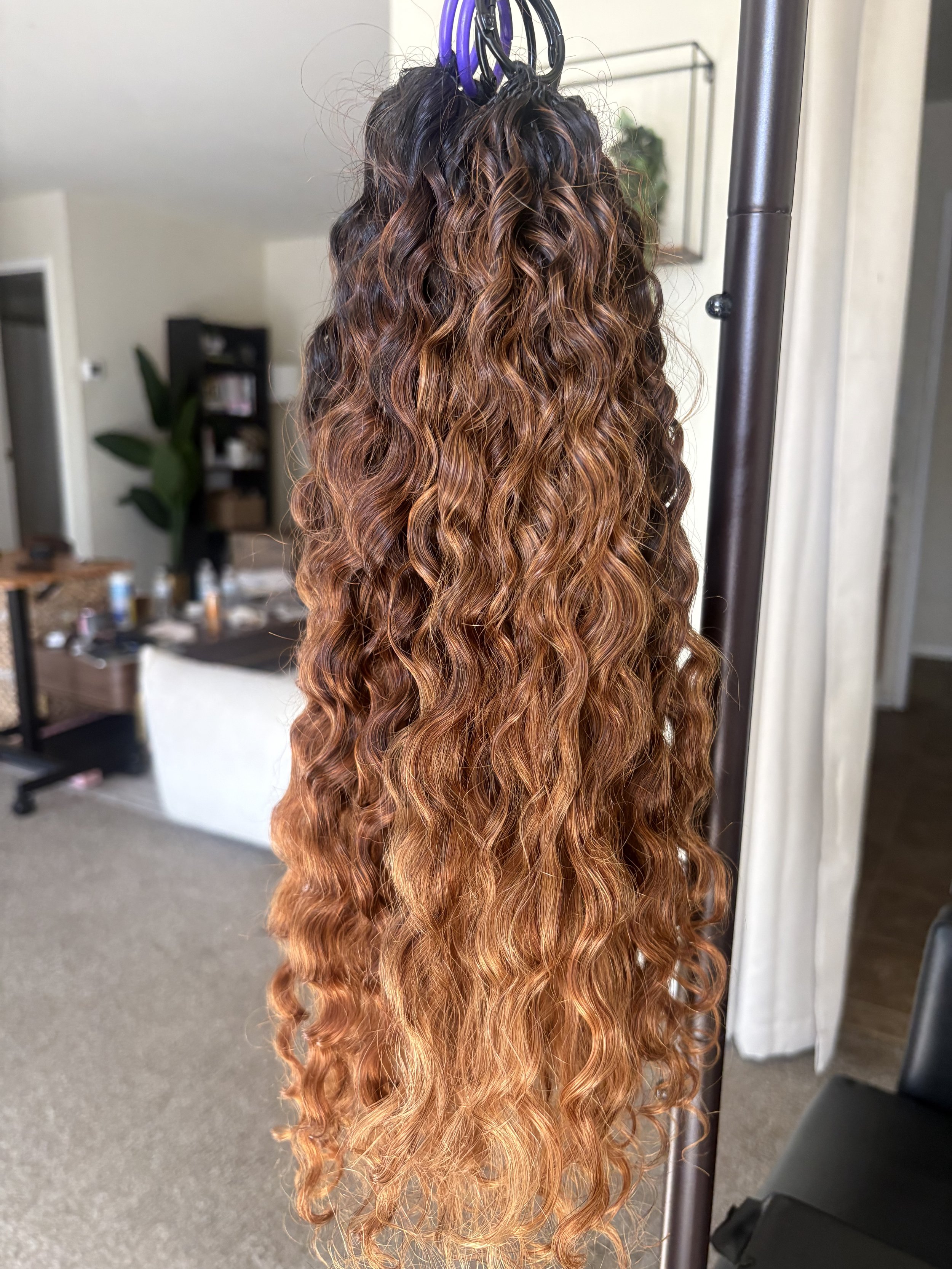 Honey Blonde Ombre Crochet hair