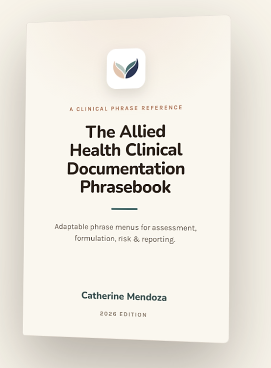 The Allied Health Clinical Documentation Phrasebook