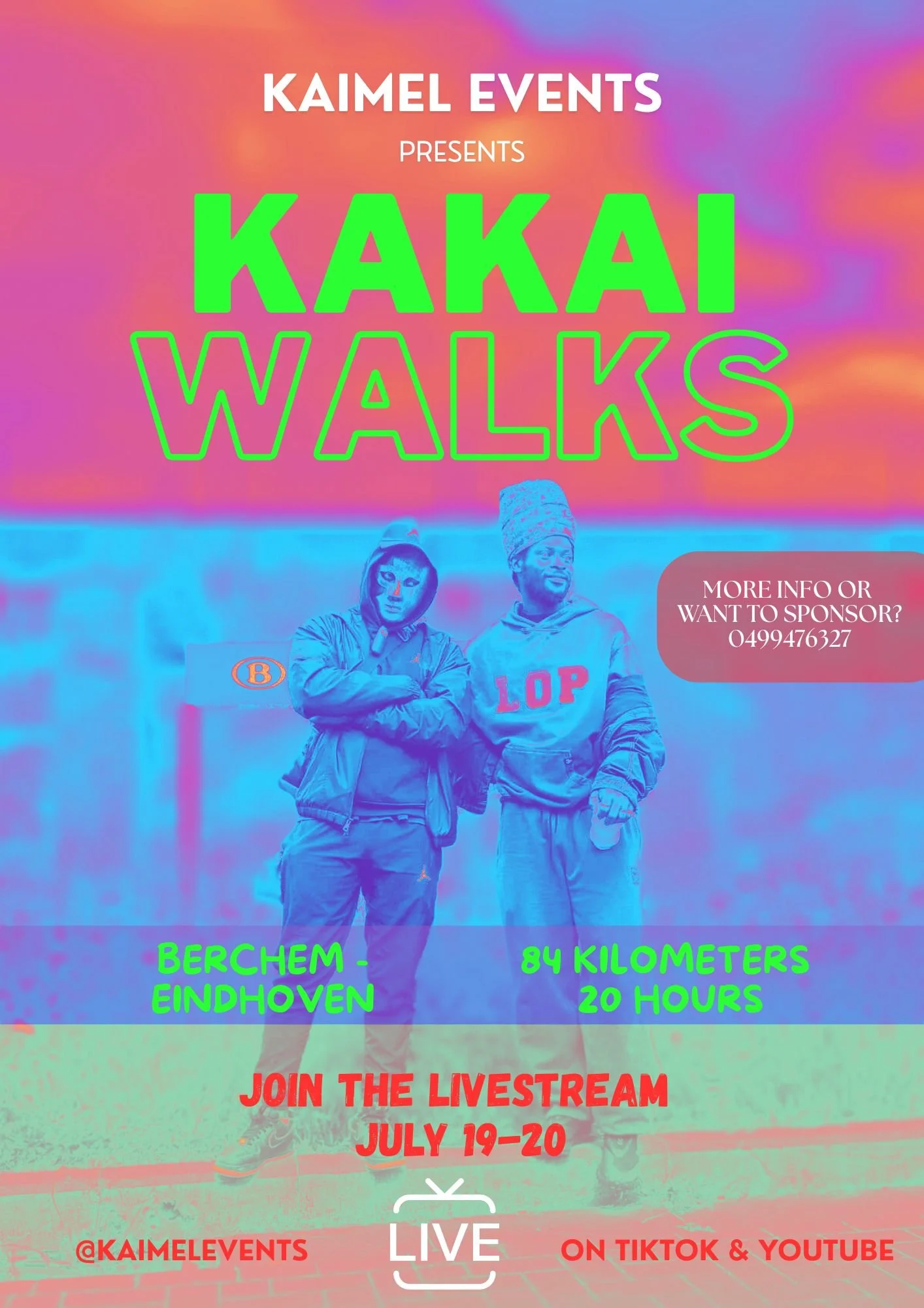 Kakai Walks from Berchem to Eindhoven