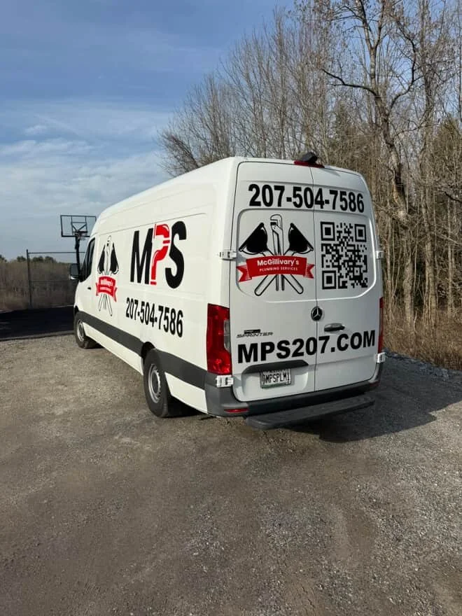 Plumbing services van photo