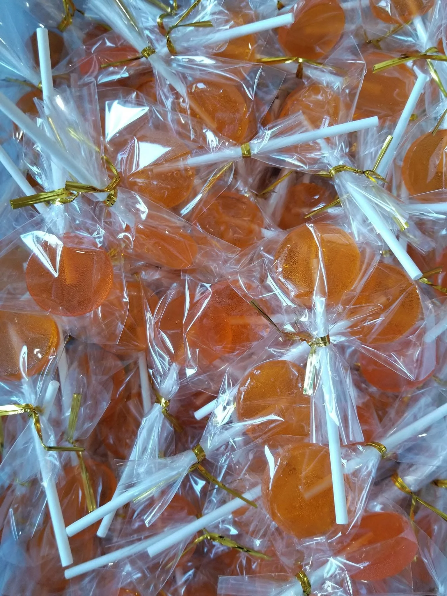 Orange Lollipops