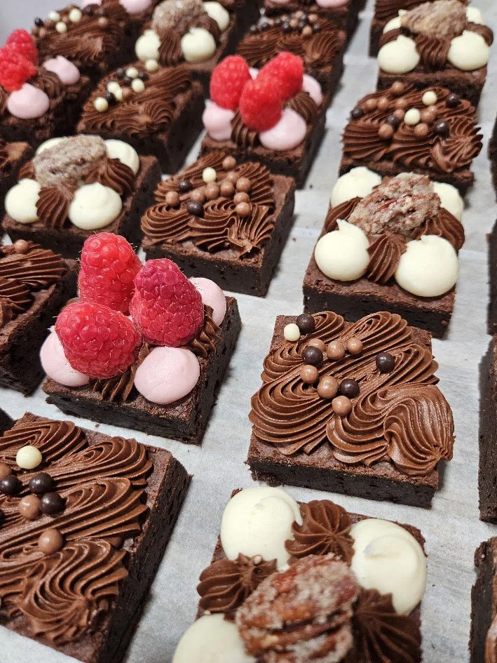 Raspberry, Turtle & Chocolate Brownies