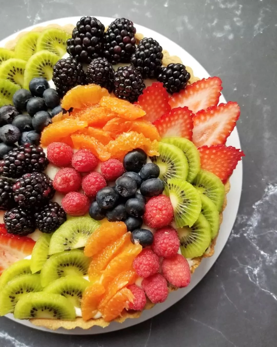 Large Fresh Fruit Tart