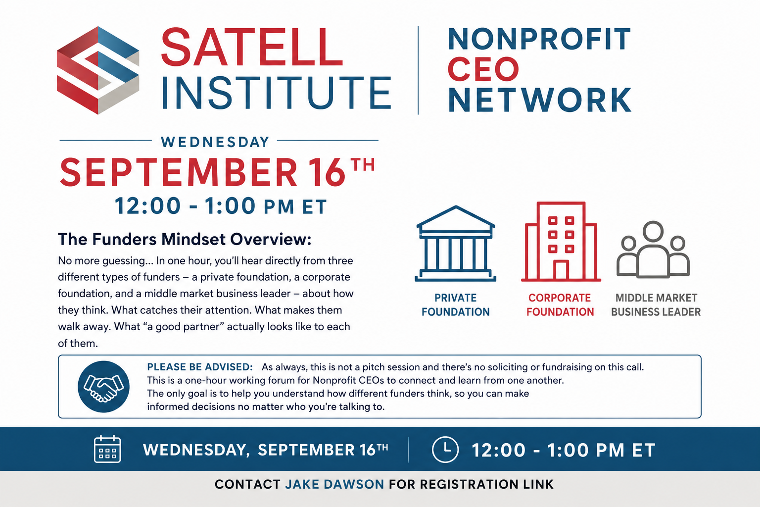 Nonprofit CEO Network: The Funders' Mindset