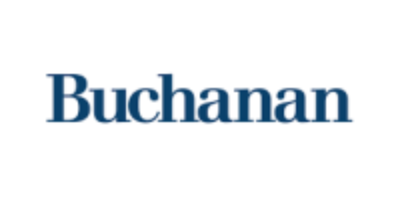 Buchanan logo in blue text on a white background