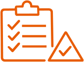 Checklist with five checked boxes and a mountain icon