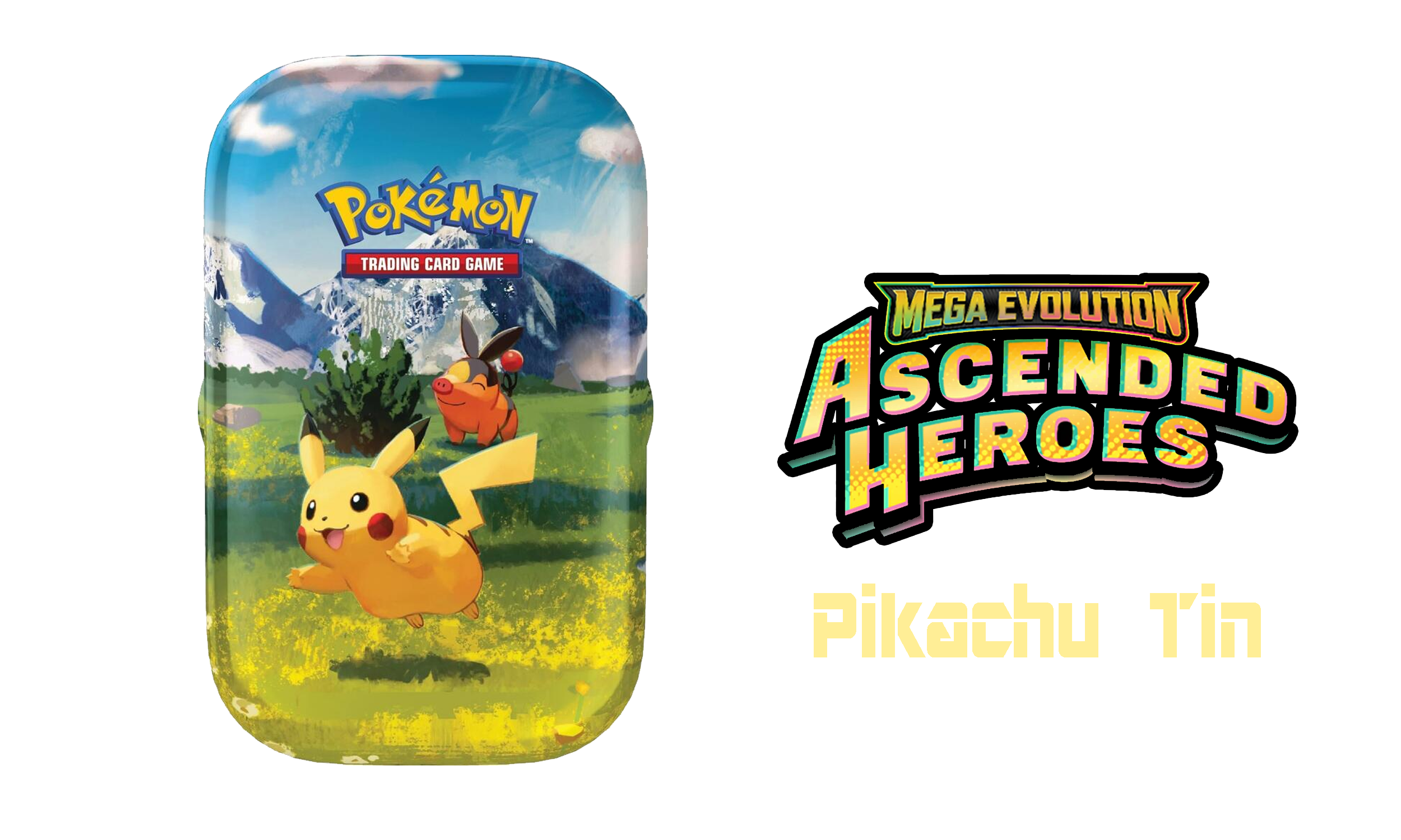 Pokemon Mega Evolution - Ascended Heroes 2026 Mini Tin (Featering Pikachu)