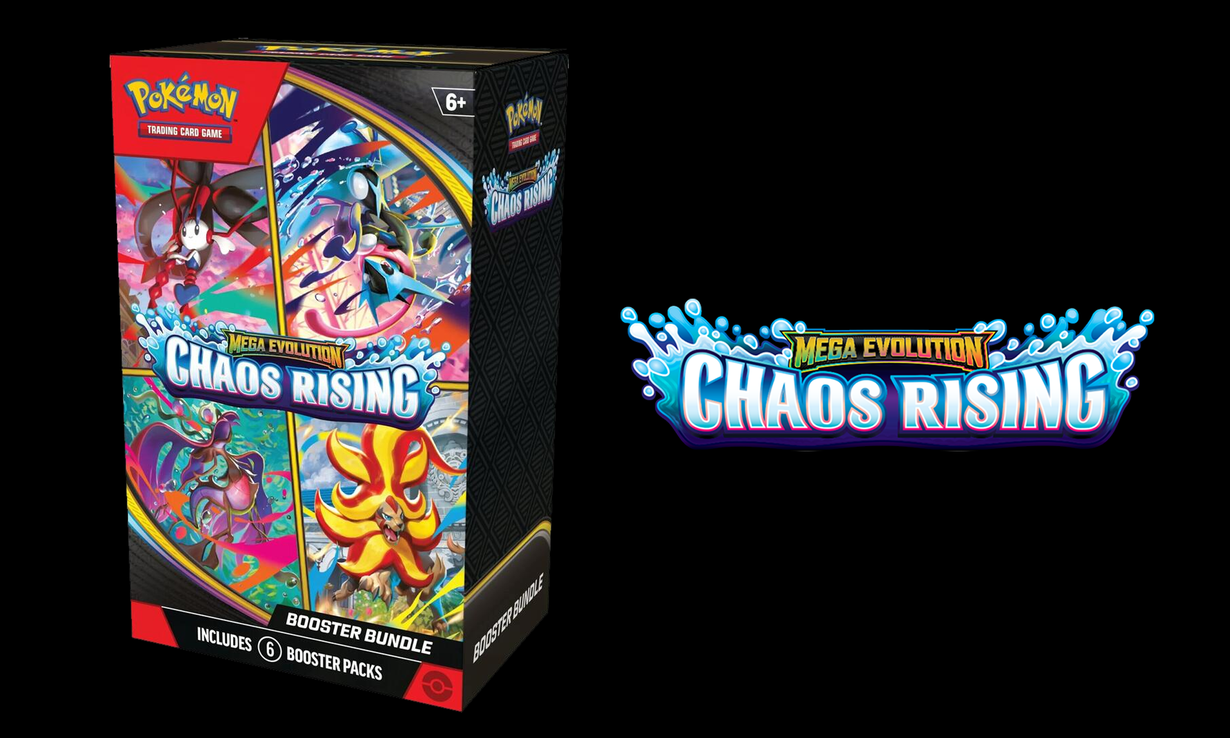 Mega Evolutions Chaos Rising - 6-pack Booster Bundle